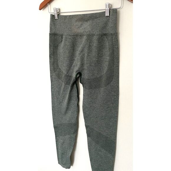 Victorias Secret Pink Active Green Seamless Stretchy Stretchy Leggings Sz M - Picture 5 of 8